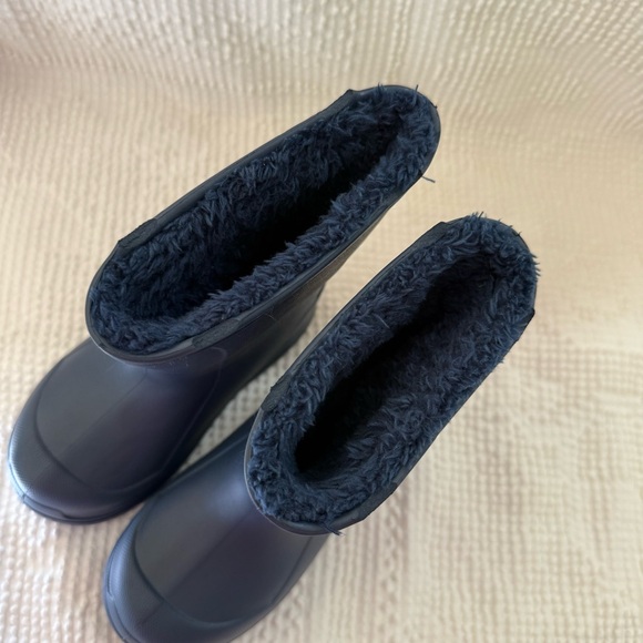 Bearpaw Toddler Boys Fleece-Lined Rain Boots Navy Waterproof Winter Size 8 - Picture 9 of 9